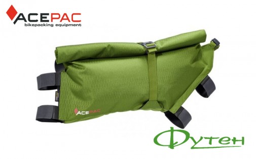 Велосумка Acepac Roll Frame bag L green