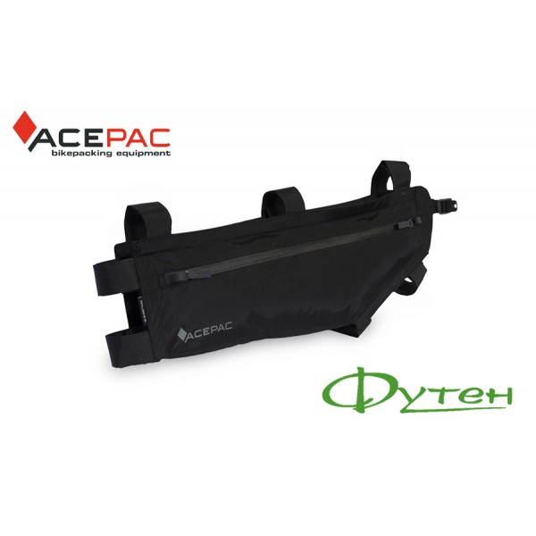 Сумка на раму Acepac ZIP FRAME BAG L Nylon black