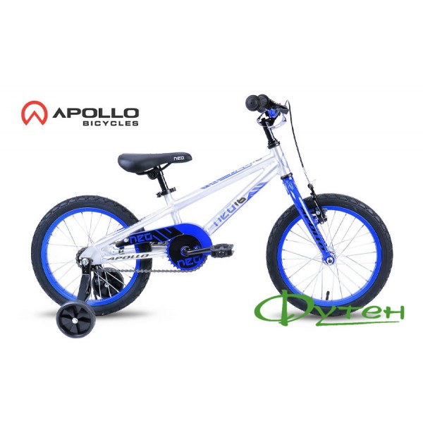 Велосипед дитячий Apollo 16" NEO BOYS синій/чорний