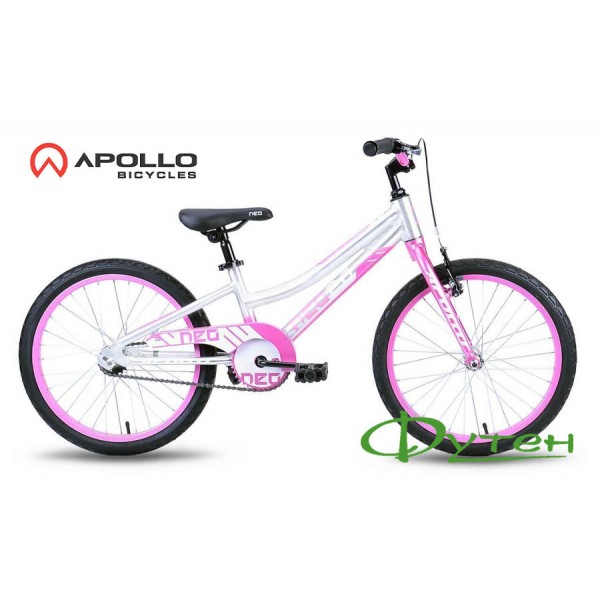 Велосипед Apollo 20 NEO GIRLS рожевий/білий