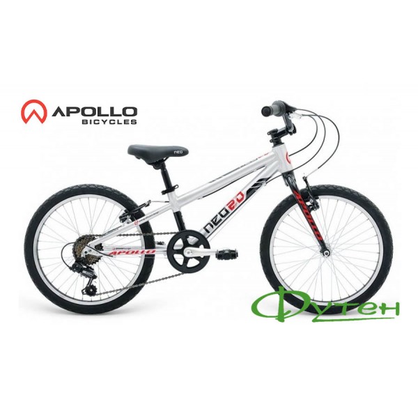 Дитячий велосипед Apollo 20 NEO 6S BOYS чорно/червоний