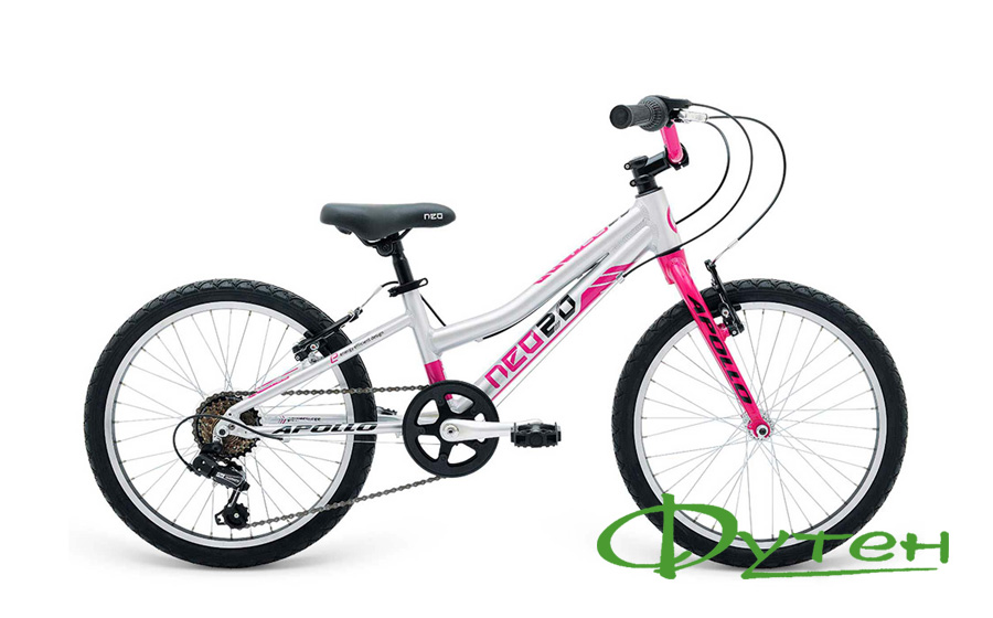 Велосипед детский Apollo NEO 6s girls розовый/черный