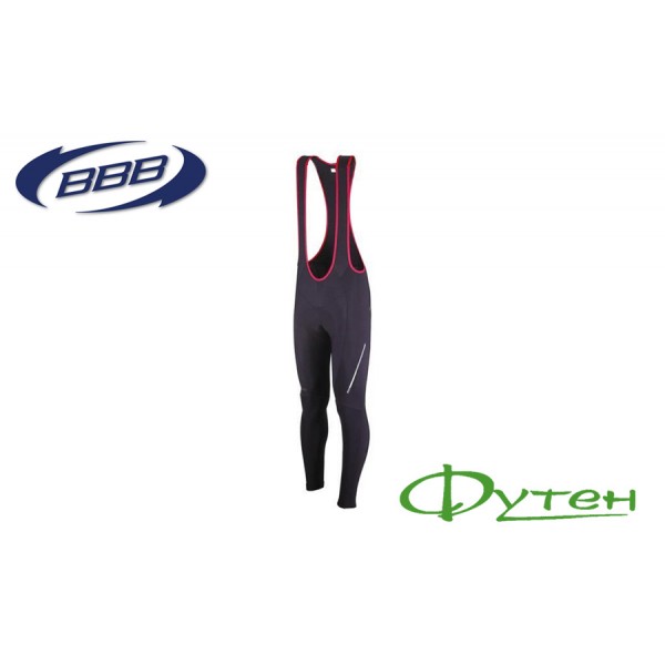 Тайтси велоштани чоловічі bbb BBW-351 COLDSHIELD bib tight with padding black