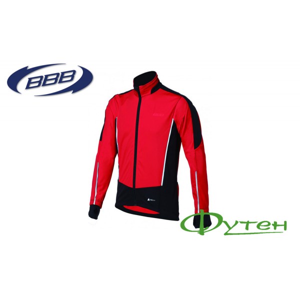 Велокуртка BBB BBW-261 CONTROLSHIELD winter jacket man red