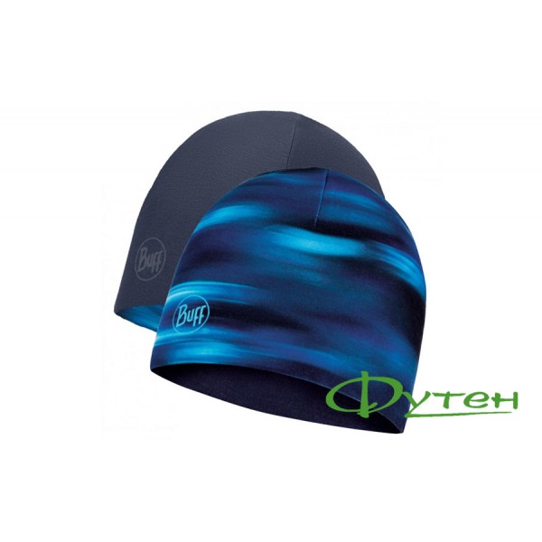 Шапка Buff MICROFIBER REVERSIBLE HAT shading blue