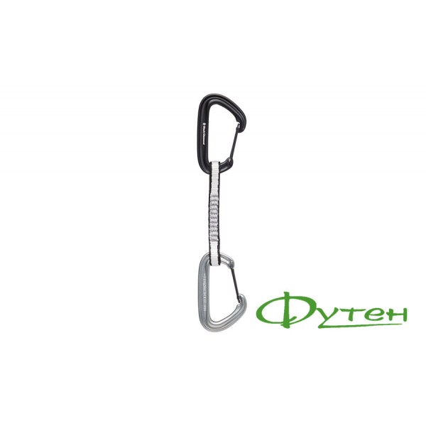 Оттяжка с карабинами Black Diamond LITEWIRE QUICKDRAW 12 см