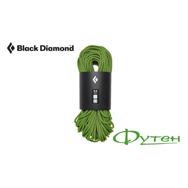 Мотузка для альпінізму Black Diamond 9.4 DRY 60 м envy green