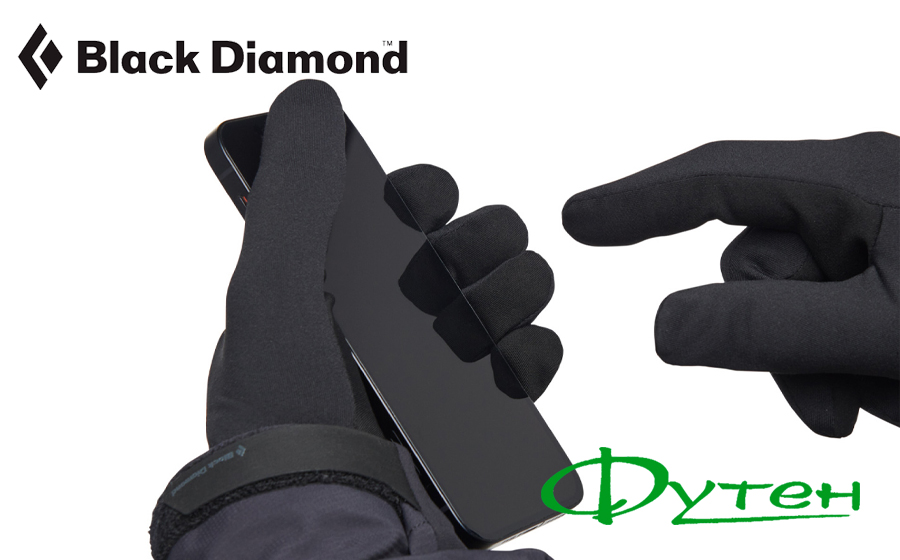 Перчатки Black Diamond MIDWEIGHT SCREENTAP GLOVES black