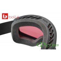 Лижна маска Bolle FREEZE matte black / vermillon Cat.2