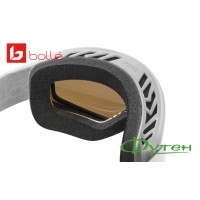 Маска лыжная Bolle FREEZE PLUS white matte / bronze blue Cat.3