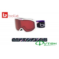 Дитяча лижна маска Bolle INUK white purple matte / vermillon Cat 2