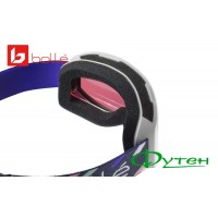 Дитяча лижна маска Bolle INUK white purple matte / vermillon Cat 2