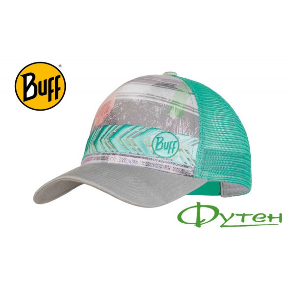 Летняя кепка Buff TRUCKER CAP biome aqua