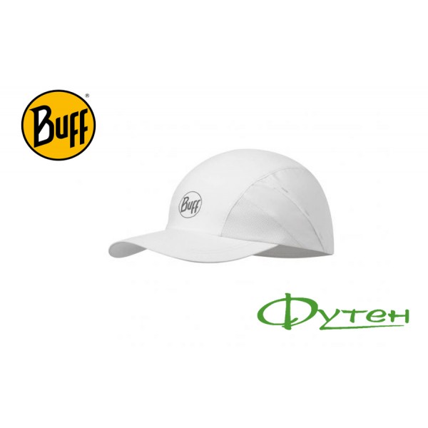 Кепка беговая Buff PRO RUN CAP R-SOLID white