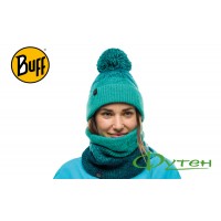 Шапка Buff KNITTED & POLAR HAT MASHA turquoise