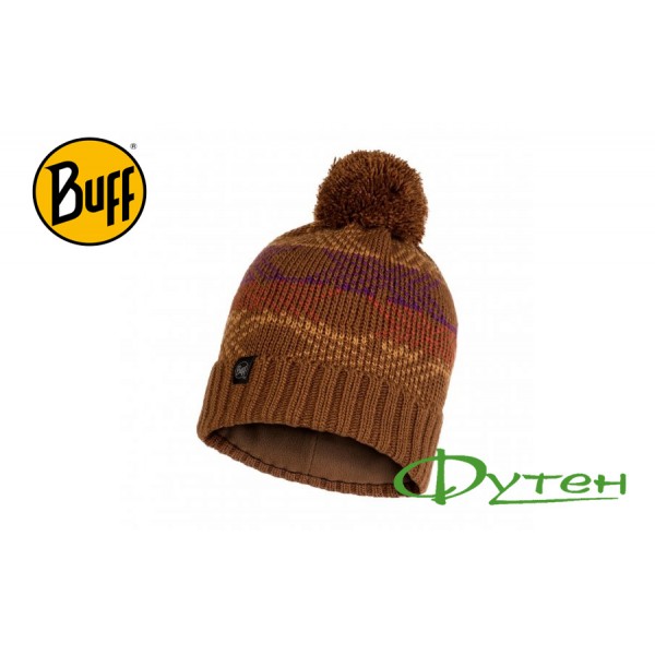 Шапка Buff KNITTED & POLAR HAT GARID tundra khaki