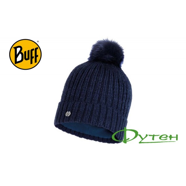 Шапка женская Buff KNITTED & POLAR HAT KATYA night blue