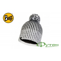 Шапка зимняя Buff KNITTED & POLAR HAT IVER grey