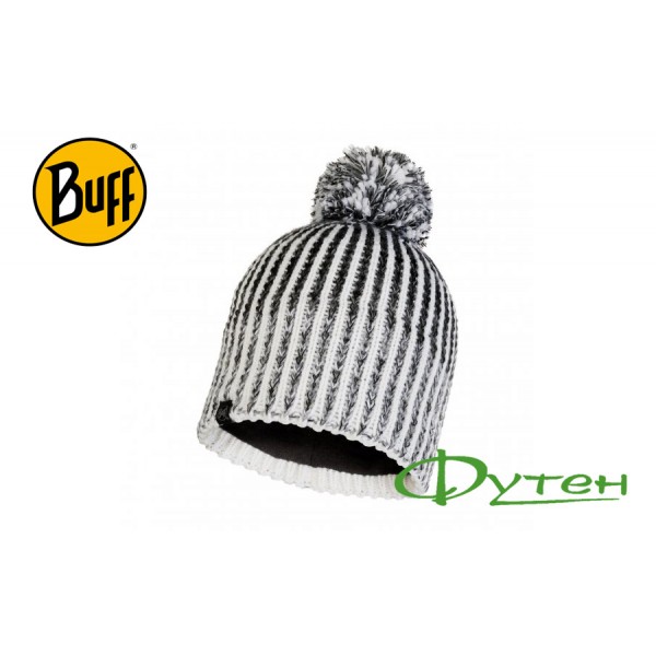 Шапка зимняя Buff KNITTED & POLAR HAT IVER grey