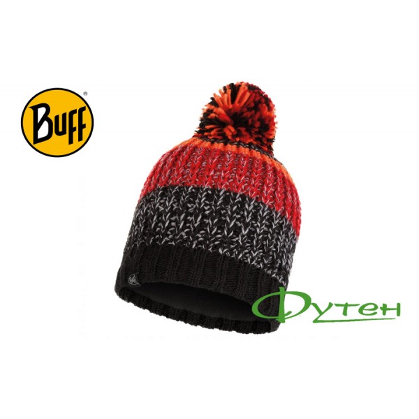 Шапка зимова Buff KNITTED & POLAR HAT STIG black