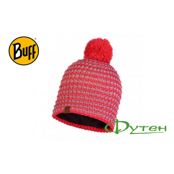 Шапка Buff KNITTED & POLAR HAT DANA blossom red