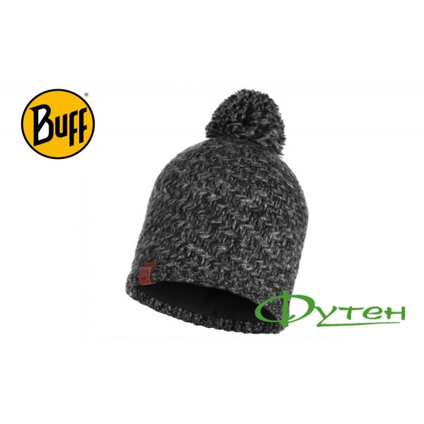 Шапка женская Buff KNITTED & POLAR HAT AGNA black