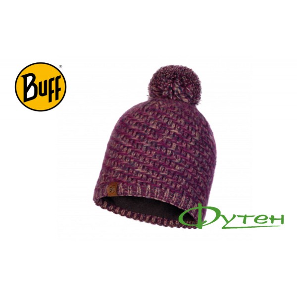 Шапка Buff KNITTED & POLAR HAT AGNA violet