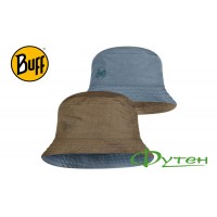 Панама Buff TRAVEL BUCKET HAT zadok blue-olive