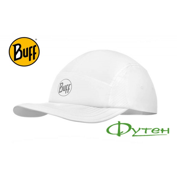 Кепка Buff RUN CAP SOLID r-white