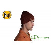 Шапка  Buff HEAVYWEIGHT MERINO WOOL LOOSE HAT solid senna