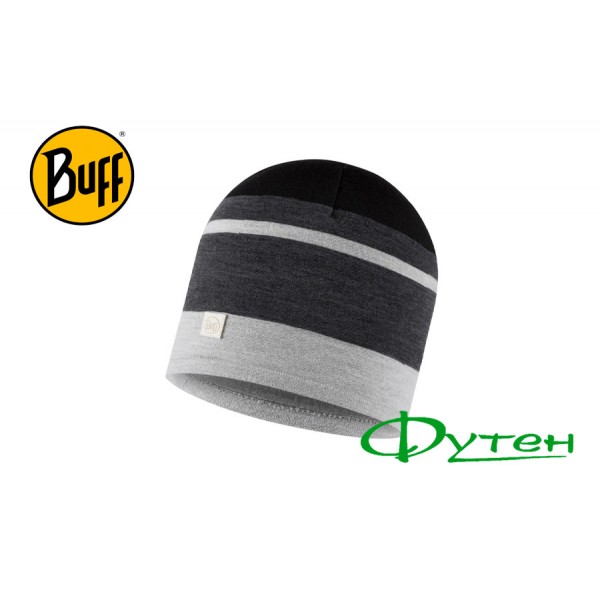 Шапка Buff MERINO MOVE BEANEY graphite