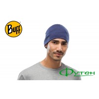 Шапка Buff LIGHTWEIGHT MERINO WOOL HAT solid denim