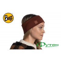 Повязка на голову Buff MERINO WIDE HEADBAND solid sienna