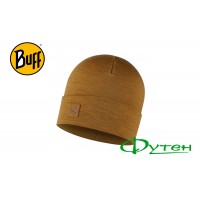 Шапка Buff HEAVYWEIGHT MERINO WOOL LOOSE HAT solid mustard