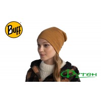 Шапка Buff HEAVYWEIGHT MERINO WOOL LOOSE HAT solid mustard