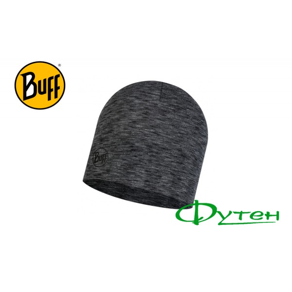 Шапка Buff MIDWEIGHT MERINO WOOL HAT multi stripes graphite