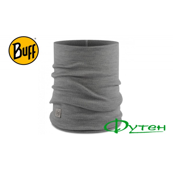 Шарф-труба Buff HEAVYWEIGHT MERINO WOOL solid light grey