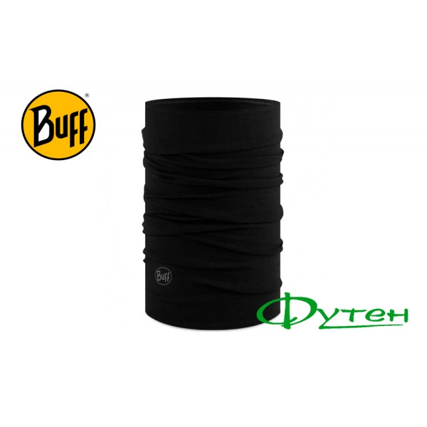 Мультиповязка Buff MIDWEIGHT MERINO WOOL solid black