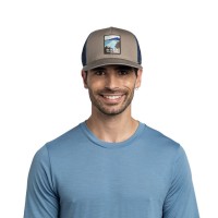 Кепка Buff EXPLORE TRUCKER CAP soor tundra khaki
