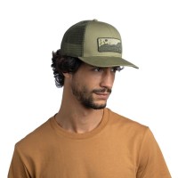 Кепка Buff EXPLORE TRUCKER CAP wate forest
