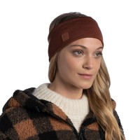 Пов'язка на голову Buff MERINO WIDE HEADBAND solid sienna