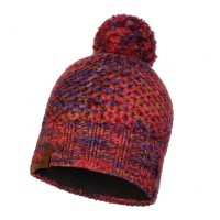 Шапка Buff KNITTED & POLAR HAT MARGO maroon