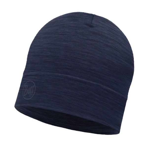 Шапка Buff LIGHTWEIGHT MERINO WOOL HAT solid denim