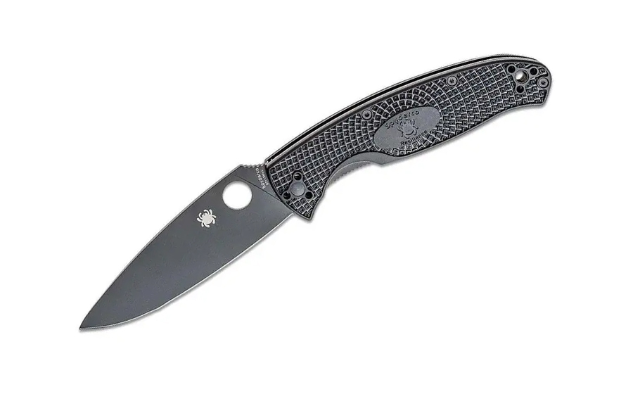 Нож Spyderco RESILIENCE black blade FRN