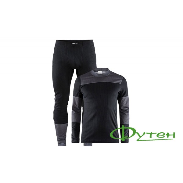 Термобелье Craft BASELAYER SET MAN black/dk grey melange