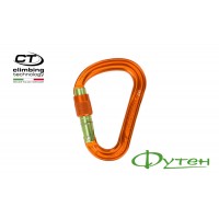 Карабин Climbing Technology WARLOCK HMS SG orange/green gate