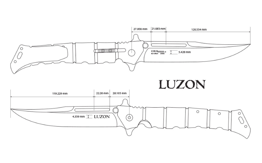 Нож складной Cold Steel LUZON Large