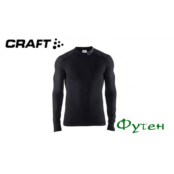 Термобелье мужское блуза Craft WARM INTENSITY CN LS M black/granite