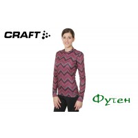 Термобелье женское блуза Craft MIX AND MATCH LS WOMAN zigzag space