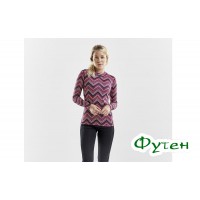 Термобелье женское блуза Craft MIX AND MATCH LS WOMAN zigzag space